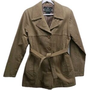 Vintage Urban Vibe Suede Leather‎ Jacket Y2K 90s Boho Hippie Fairy Sz Med